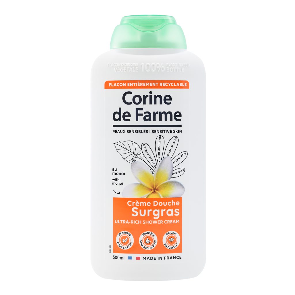 Crème pour la douche surgras au Monoï Corine de Farme