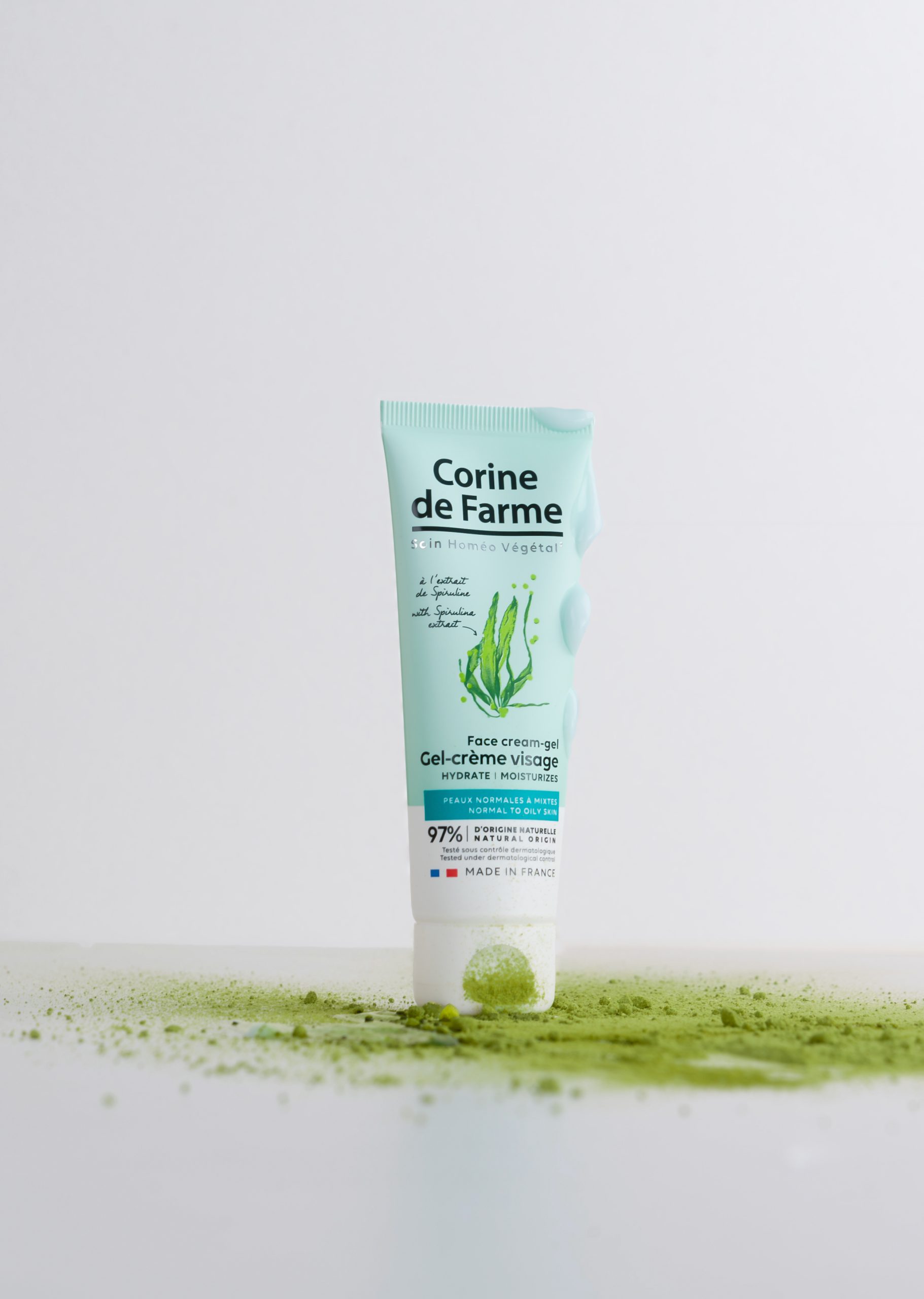 Gel-crème visage à l’extrait de Spiruline