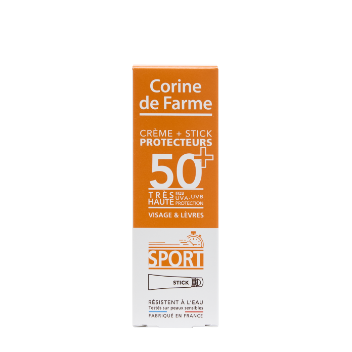 Crème + stick protecteurs SPF50+- Corine de Farme